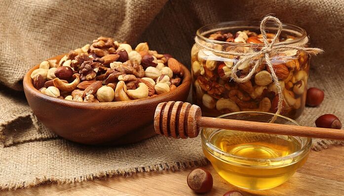 ядки и мед за увеличаване на потентността след 40