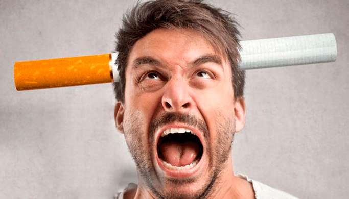 Раздразнителност при спиране на тютюнопушенето при мъж